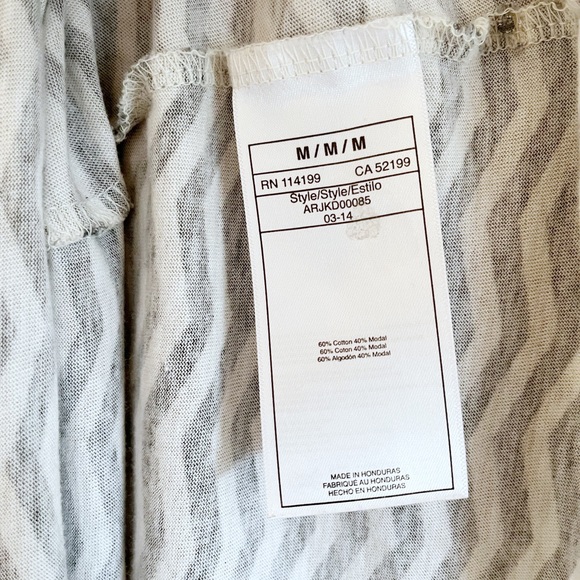 Roxy Maxi Chevron Dress with Rouch Front - Picture 5 of 5